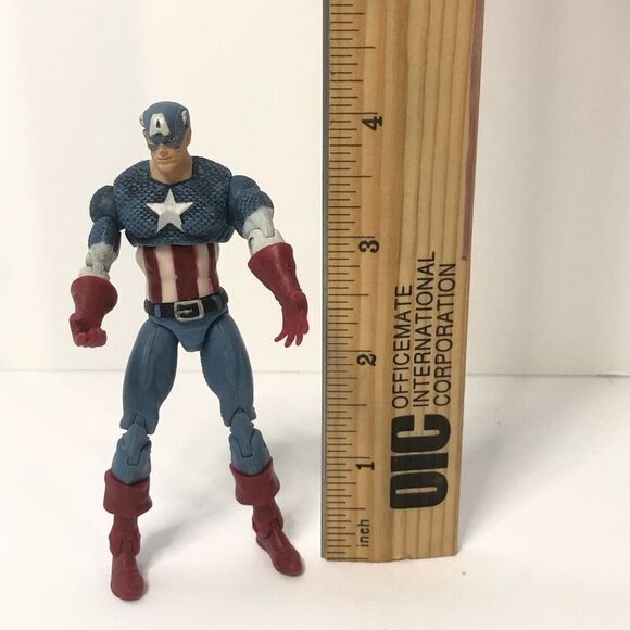 marvel universe captain america 3.75” inch action figure #8 series 2 loose 2009 - Picture 2 of 6
